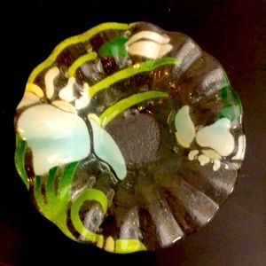 Sydenstricker floral glass bowl